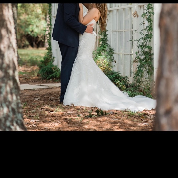 Allure Mermaid Wedding Dress Retail at $3,000 - Picture 7 of 12